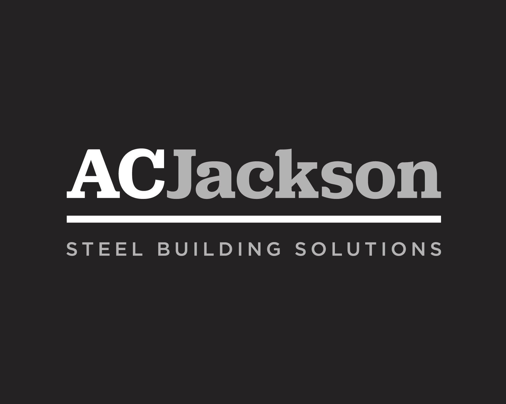 AC Jackson in white logo Image